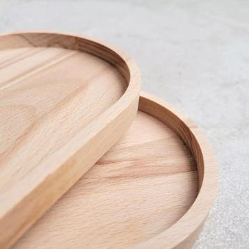 HOCHO Beuken Houten Dienblad – 200x100x15 mm – Hardwax B, Ophalen of Verzenden, Nieuw