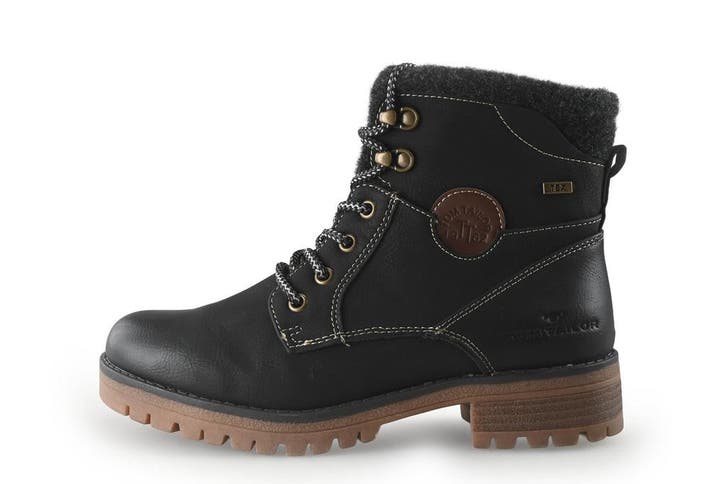 Tom Tailor Veterboots in maat 39 Zwart, Kleding | Dames, Schoenen, Zwart, Zo goed als nieuw, Overige typen, Verzenden