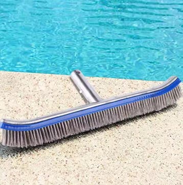 18 inch stalen borstel: zwembad, vijver, spa muren reinigen, Verzenden, Nieuw