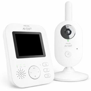 Philips Avent Geavanceerd Digitale Video Babyfoon - Wit (SCD, Verzenden, Zo goed als nieuw