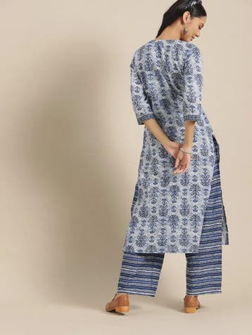 Traditionele Indiase Punjabi Salwar Kameez Set voor Dames -, Verzenden, Nieuw