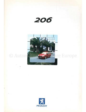 2001 PEUGEOT 206 BROCHURE NEDERLANDS, Nieuw, Peugeot, Author