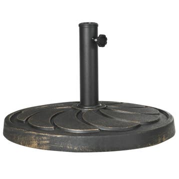 Parasolvoet 18 Kg Voor Ø38/48 Mm Parasolstang, Ronde Tuinpar, Verzenden