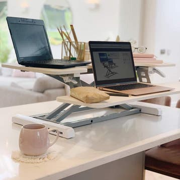 Monitor verhoger - Laptop verhoger - Bureau verhoger - 88x42, Verzenden, Zo goed als nieuw