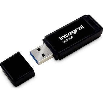 Integral USB 64GB Black, USB 3.0, Verzenden, Nieuw