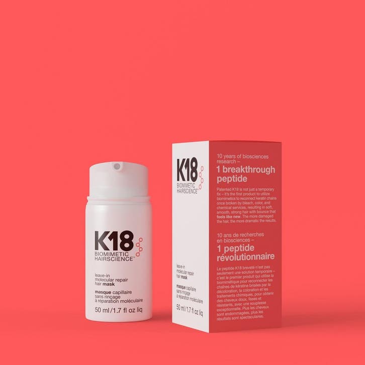 K18 Leave-In Molecular Repair Hair Mask - 50ml, Sieraden, Tassen en Uiterlijk, Uiterlijk | Haarverzorging, Haarverzorger of -hersteller