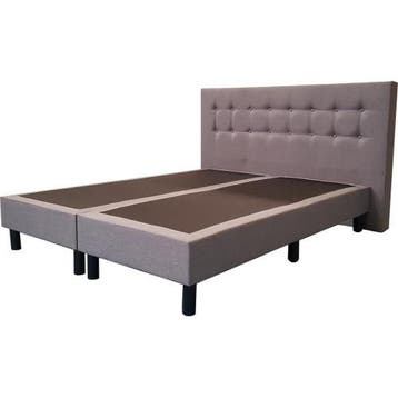 Boxspring Continental 2 persoons, Ophalen of Verzenden, Nieuw, Tweepersoons, Grijs