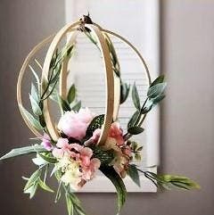 Bamboe Borduurring Flowerhoop Bloemenring 18-19 cm per stuk, Ophalen of Verzenden, Nieuw