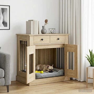 vidaXL Hond Bench Meubel Sonoma Eiken 80 x 47,5 x 80 cm, Verzenden, Nieuw