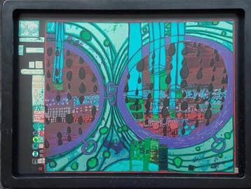 Friedensreich Hundertwasser (1928-2000) - A Rainy Day on the