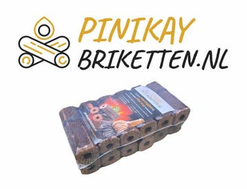 Haardhout | Briketten | Pini Kay | Pinikay pakket à 12 stuks, Tuin en Terras, Haardhout, Ophalen