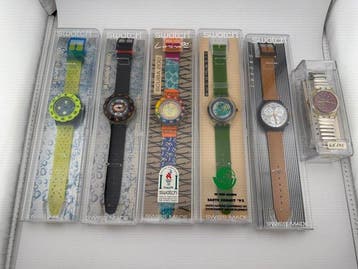Swatch - Automatic LOT Swatch chronograf NOS - Zonder, Nieuw