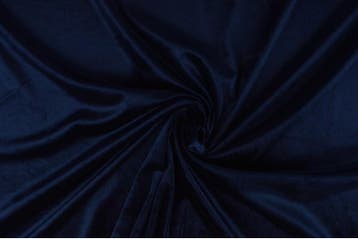 10 meter stretch fluweel - Marineblauw, Hobby en Vrije tijd, Stoffen en Lappen, Blauw, 120 cm of meer, Ophalen of Verzenden, Polyester