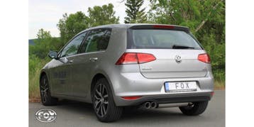 FOX VW Golf VII - met starre achteras einddemper aan een zij, Verzenden, Nieuw