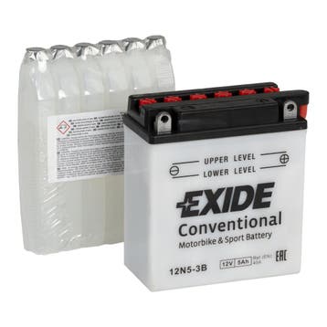 Exide Conventional 12V accu | 12N5-3B | 12V 5Ah, Ophalen of Verzenden, Nieuw
