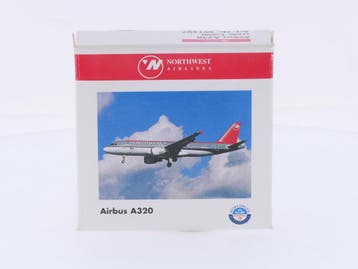 Schaal 1:500 Herpa 501507 Northwest Airlines Airbus A320..., Ophalen of Verzenden, Zo goed als nieuw