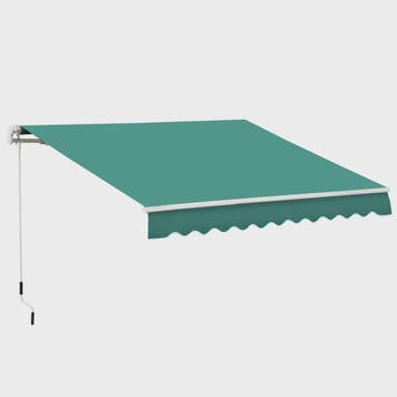 Uitschuifbare Handbediende Zonwering Luifel 295x245 cm met S, Tuin en Terras, Verzenden, Nieuw