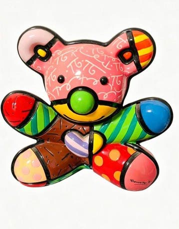 Romero Britto (1963) - Fun Bear