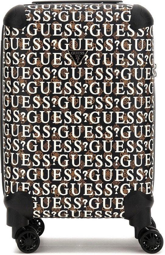 Guess Stark 18 in 8 Wheeler Dames Reiskoffer - Brown Multi -, Sieraden, Tassen en Uiterlijk, Koffers, Verzenden