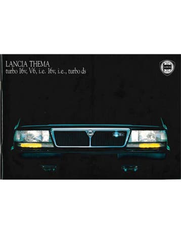 1989 LANCIA THEMA BROCHURE FRANS, Nieuw, Author
