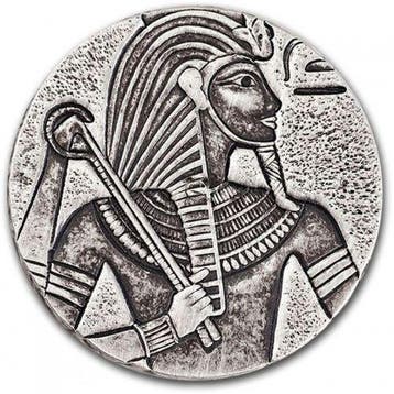 Chad 5 oz King Tut 2016, Verzenden, Overige landen, Losse munt, Zilver