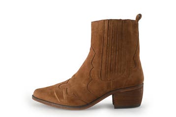 Manfield Cowboy laarzen in maat 39 Cognac, Overige kleuren, Verzenden, Zo goed als nieuw, Manfield