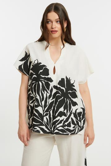 Mat Fashion blouse randdessin Maat:, Kleding | Dames, Verzenden, Nieuw, Overige kleuren