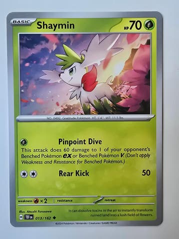 SHAYMIN (TEMPORAL FORCES 013/162) (POKÉMON) (TRADING CARD), Verzenden, Gebruikt