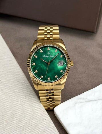 Mathey-Tissot - Green Dial Date - Zonder minimumprijs -, Nieuw