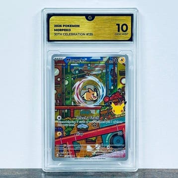 Pokémon Graded card - Morpeko 135 - 30th Anniversary –, Nieuw