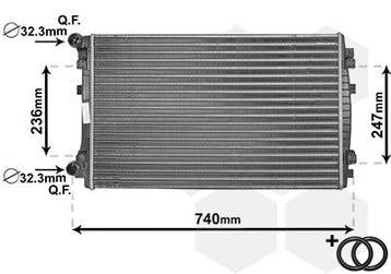 Audi A3 Radiator ronde buizen 1.0 TFSi / 1.2 TFSi HD / 1...., Ophalen of Verzenden, Nieuw, Audi