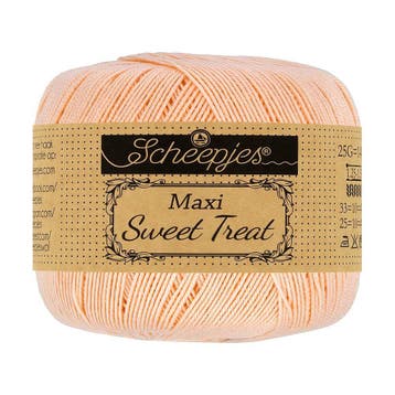Scheepjes Maxi Sweet Treat - 523 pale peach - Gemercerisee, Hobby en Vrije tijd, Breien en Haken, Ophalen of Verzenden, Nieuw