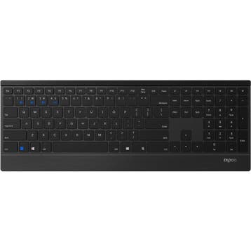 Rapoo E9500M Multi Mode Keyboard, Computers en Software, Toetsenborden, Verzenden, Zo goed als nieuw