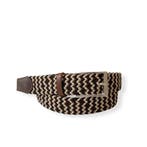 NIEUW Mooie bruin met beige elastische riem AANBIEDING, Bruin, Echt leder, Riccamente Milano, Nieuw