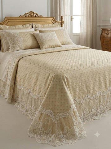 Tessuto Jacquard Broccato Dorato san Leucio 500x280 cm –