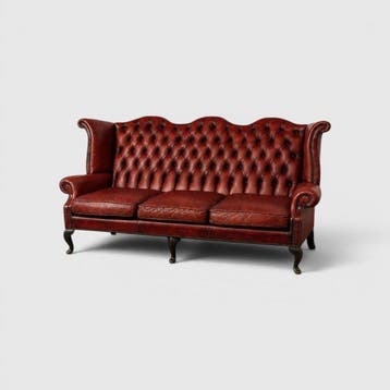 CHESTERFIELD QUEEN ANNE BRITISH - Sofa - Leder