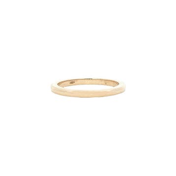 Gouden gladde ring 14 karaat, Sieraden, Tassen en Uiterlijk, Verzenden, Zo goed als nieuw, Goud