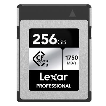 Lexar CFexpress Pro Type B Silver Series 256GB - 1750MB/s, Audio, Tv en Foto, Fotografie | Geheugenkaarten, Ophalen of Verzenden