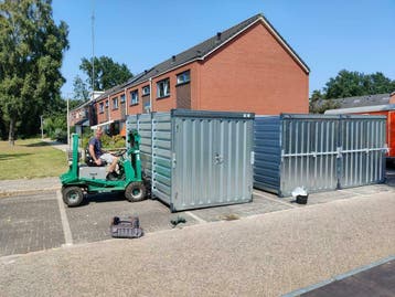 opslagcontainer, snelbouwcontainer, zelfbouwcontainer, box