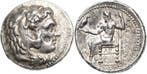 Tetradrachme 323/317 v Chr, Koenige von Makedonien Alexan..., Postzegels en Munten, Munten | Europa | Niet-Euromunten, Verzenden