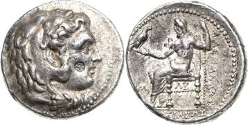 Tetradrachme 323/317 v Chr, Koenige von Makedonien Alexan..., Verzenden