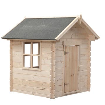Houten Speelhuisje Monique extra dik huis mesh en groef, Ophalen of Verzenden, Nieuw