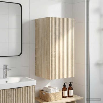 vidaXL Badkamer wandkast ARNHEM Sonoma Eiken 30 x 31 x 59 cm, Verzenden, Nieuw