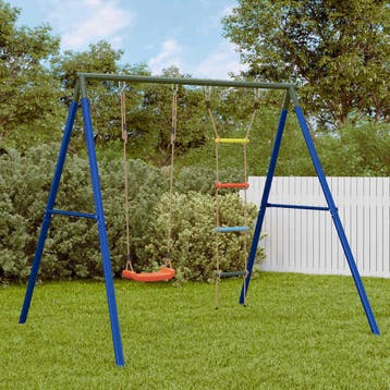 vidaXL Schommelset met schommel en ladder, Verzenden, Nieuw