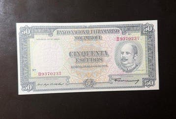 Mozambique. - 50 Escudos - 1958 - Pick 106 (Zonder