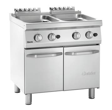 Bartscher Pastakoker op onderstel | Gas | 2x 24L | Ingebouwd, Ophalen of Verzenden, Nieuw in verpakking
