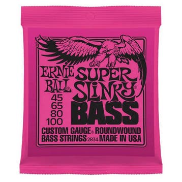 Ernie Ball 2834 Bassnaren Set Roundwound Super Slinky Long, Ophalen of Verzenden, Nieuw