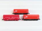 Roco N - o.a. 24376 - Modeltrein goederenwagon (3) - 3x, Hobby en Vrije tijd, Modeltreinen | N-Spoor, Nieuw