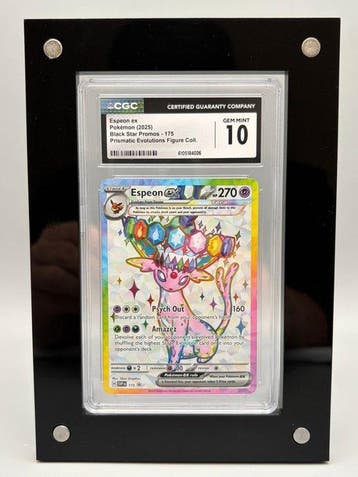 Pokémon Graded card - Espeon ex Promo card - CGC 10 -, Nieuw