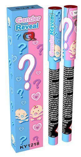 Gender reveal Fakkel A=blauw B=roze, Hobby en Vrije tijd, Feestartikelen, Verzenden, Nieuw, Feestartikel